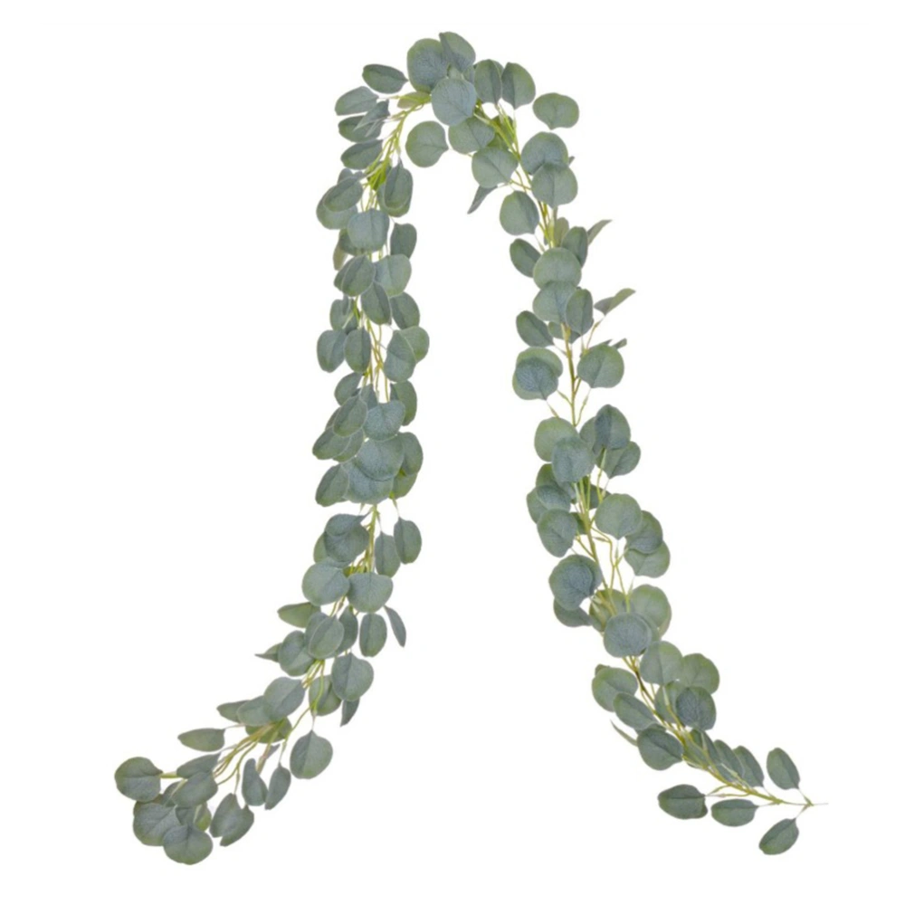 Artificial Leaves Ivy Fake Hanging Vine Plant Leaves Garland Home Garden Wall Decoration Green 2M