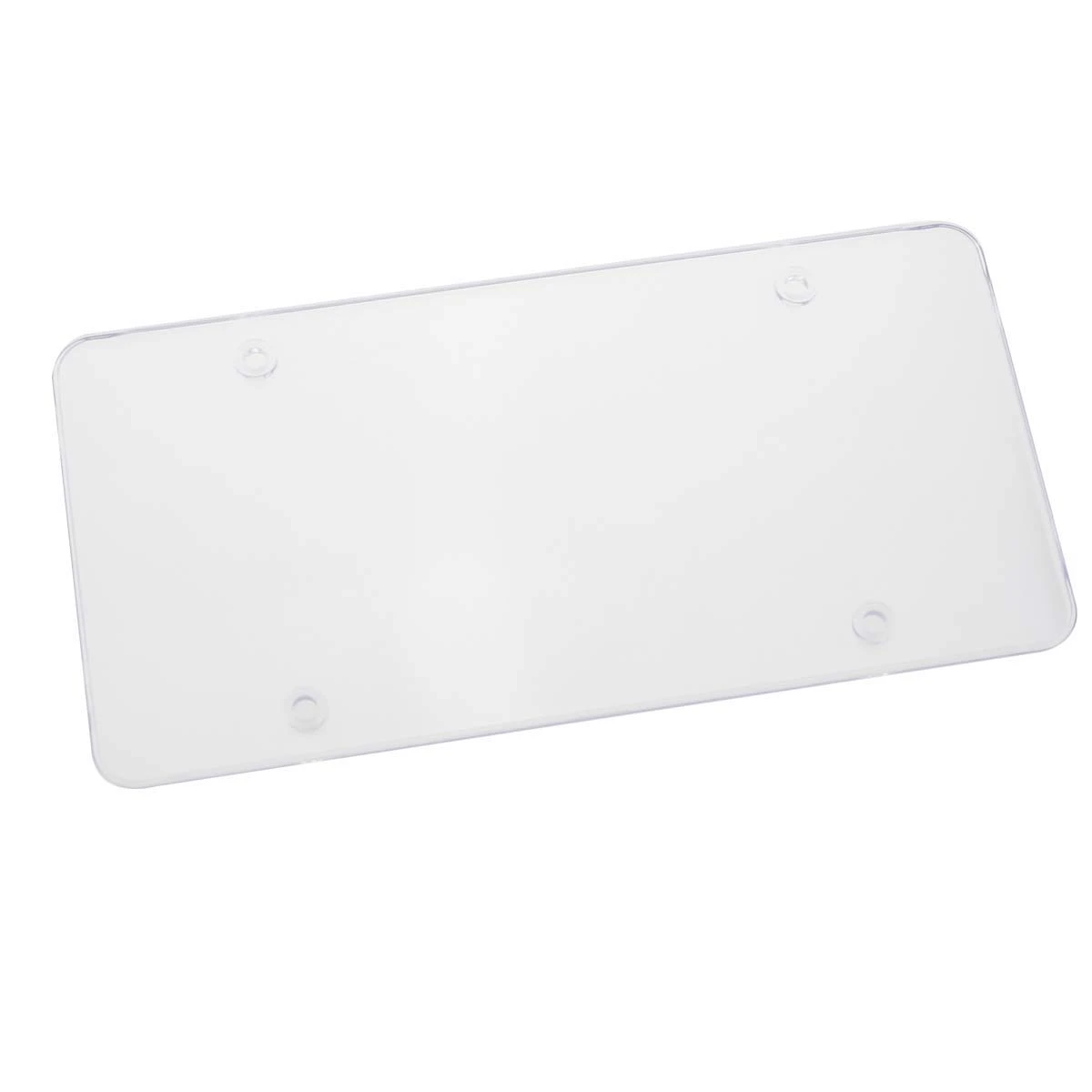 2Pcs Clear License Plate Tag Frame Covers Bubble Protector for Car Truck