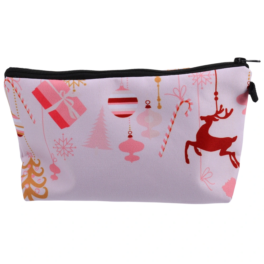 1pc Christmas Travel Storage Pouch Portable Makeup Bag Organizer Toiletry Bag