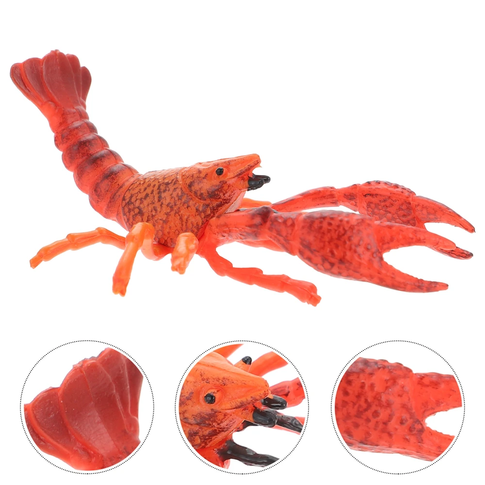 Simulated Lobster Model Adornment Kids Lobster Toy Lobster Shape Ornament