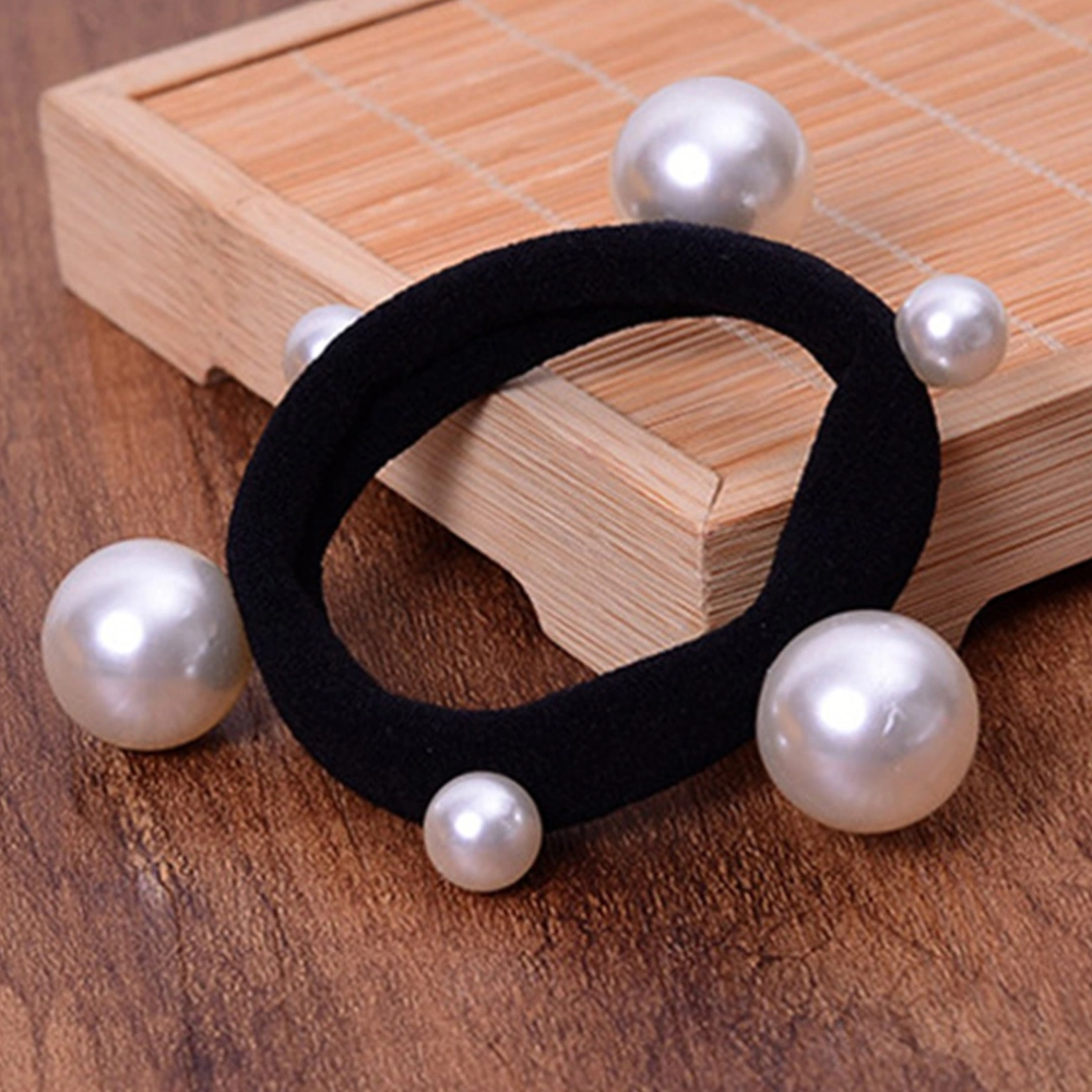 10pcs Pearl Hair Ring Lovely Hair Bands Hair Rope Hair Tie Ponytail Holders Hair Accessories for Women Girls