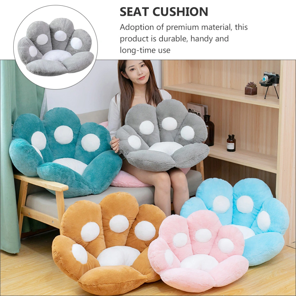 1Pc Chair Pad Seat Cushion Cartoon Cat-pad Chair Mat Back Cushion (Small)