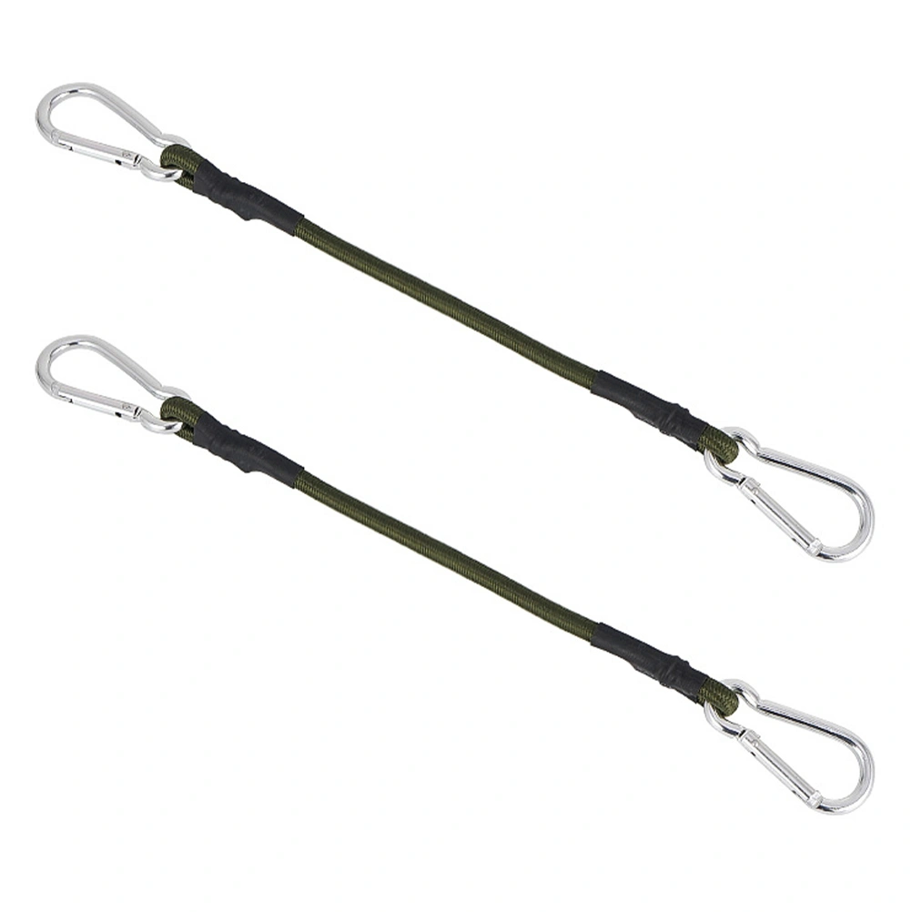 2pcs Bungee Cords with Hooks Long Clothesline Luggage Rope Bandage Strap