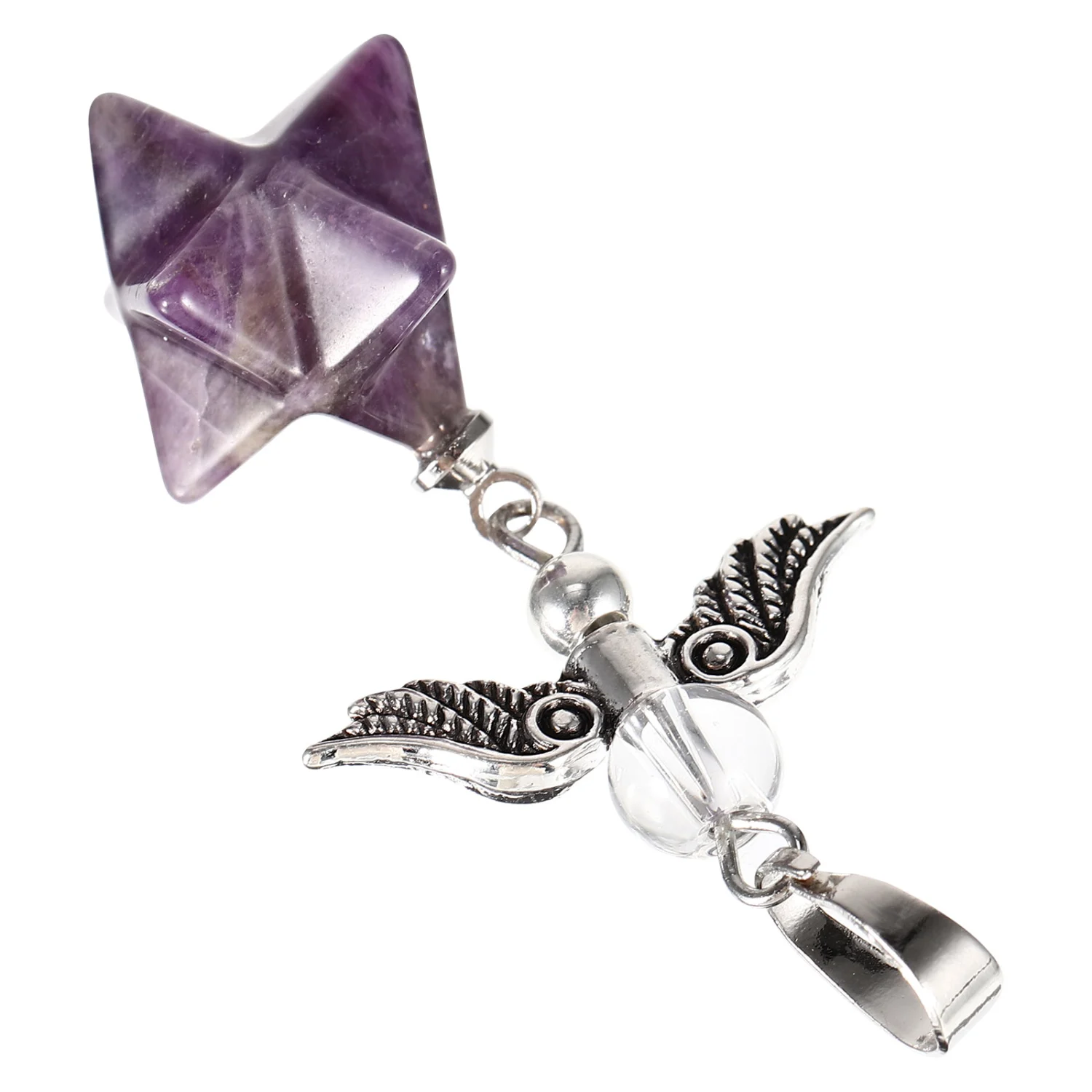 Crystal Necklace Jewelry Charm Earring Charm Necklace Pendant Wing Crystal Necklace Pendant