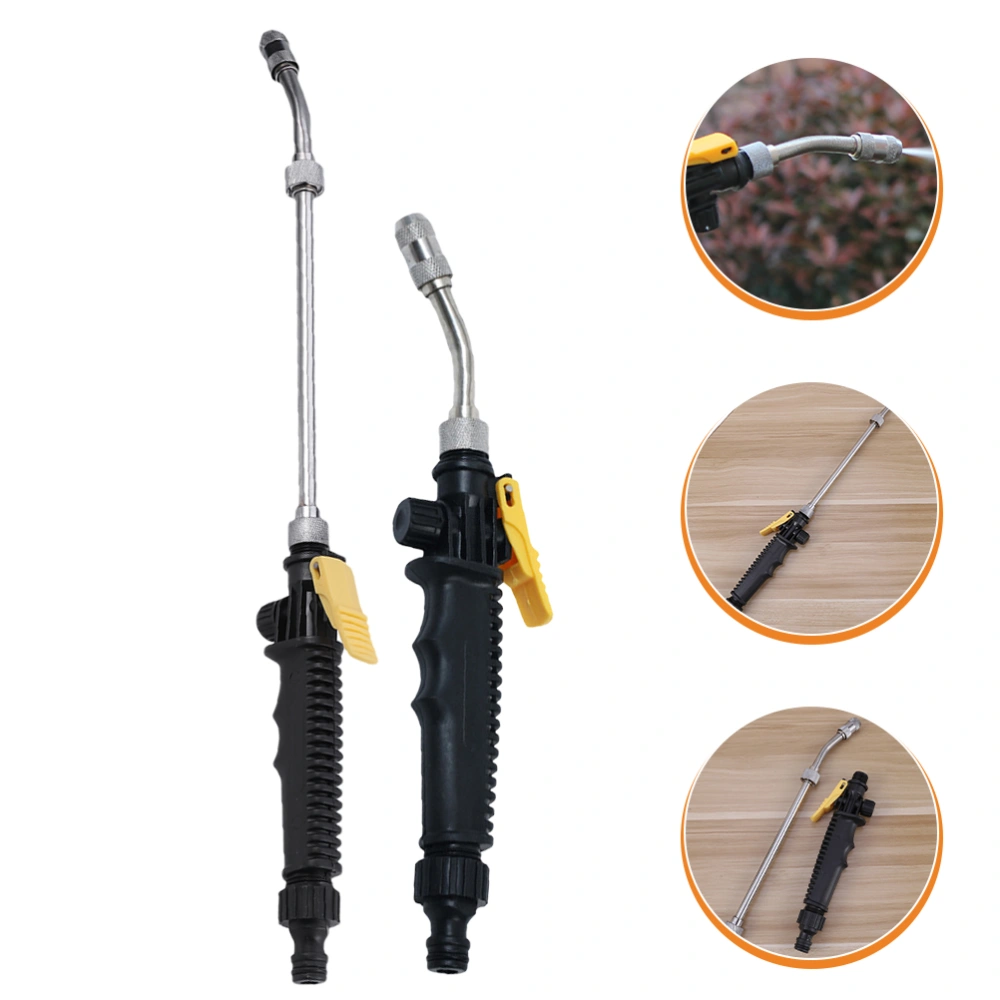 2pcs Car Cleaning Wands High Pressure Power Washer Hose Nozzle Cleaning Tools