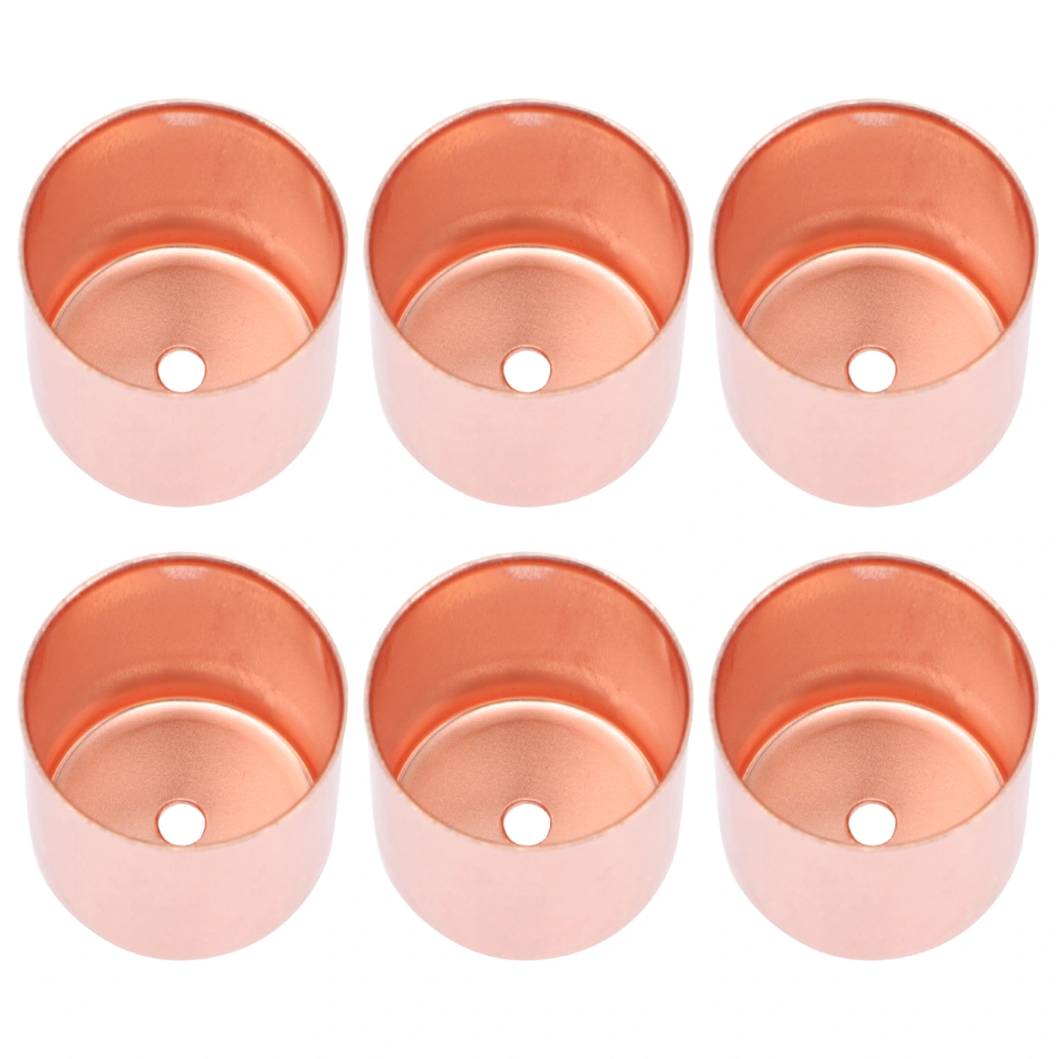 6pcs Candle Holders Iron Candle Cups Candle Containers Candlestick Holders