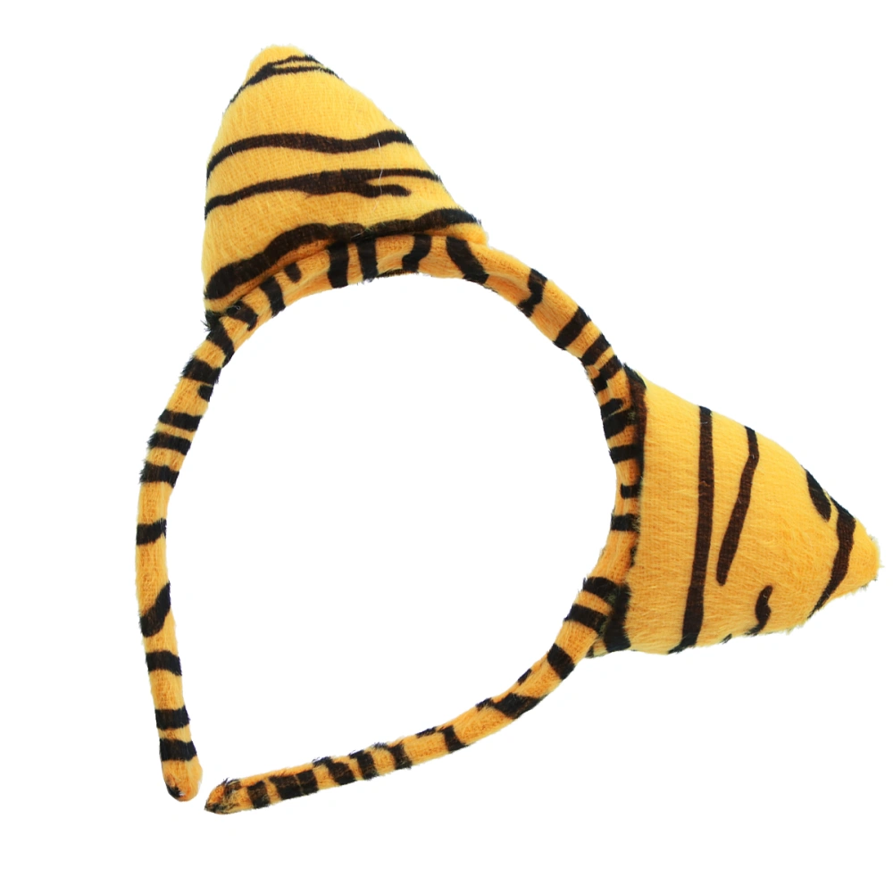 Kids Animals Ears Headband Party Cosplay Costume Headdress Hair Headpiece (Tiger)