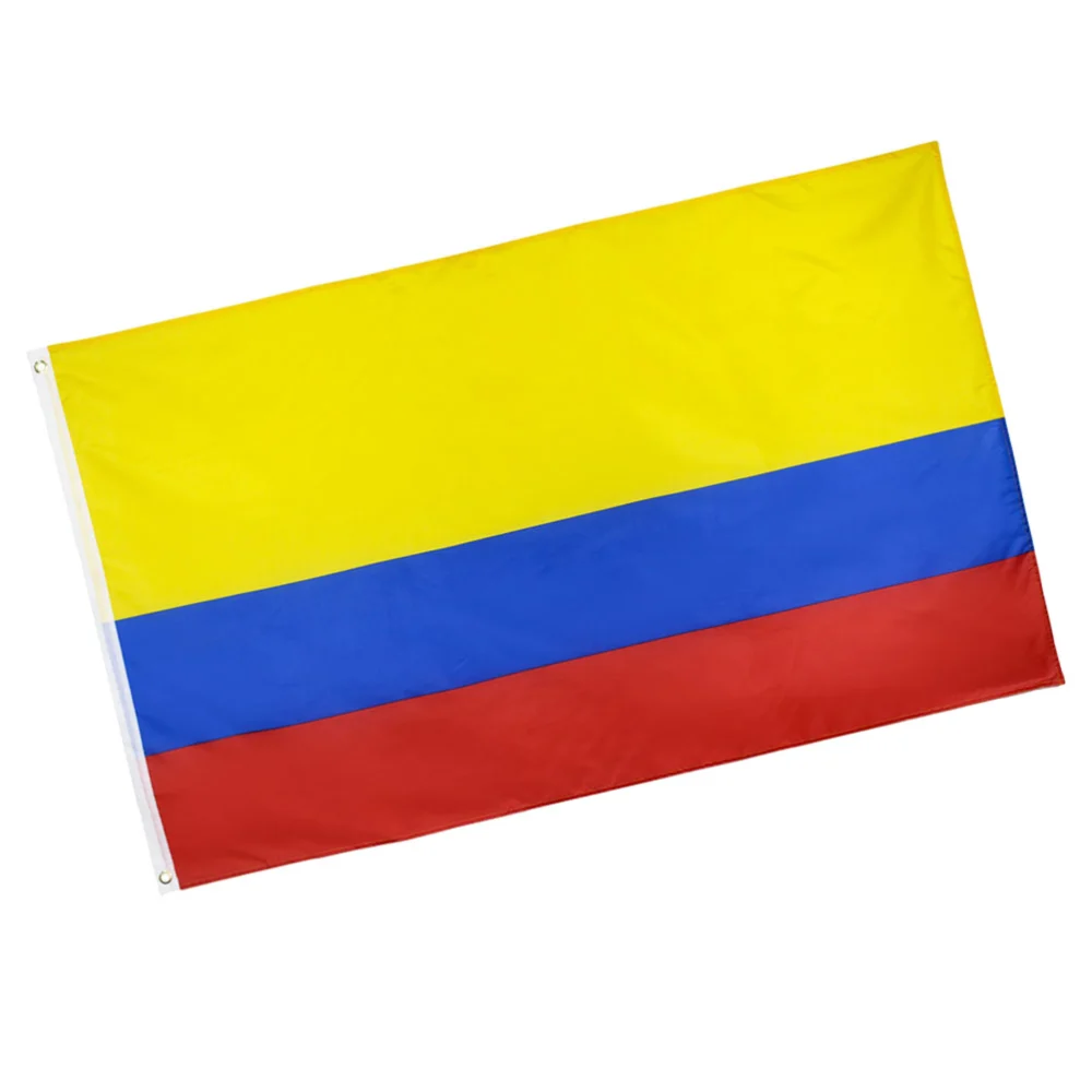 Colombian Flag Foldable Colombian Flag Adornment Yard Country Flag Banner