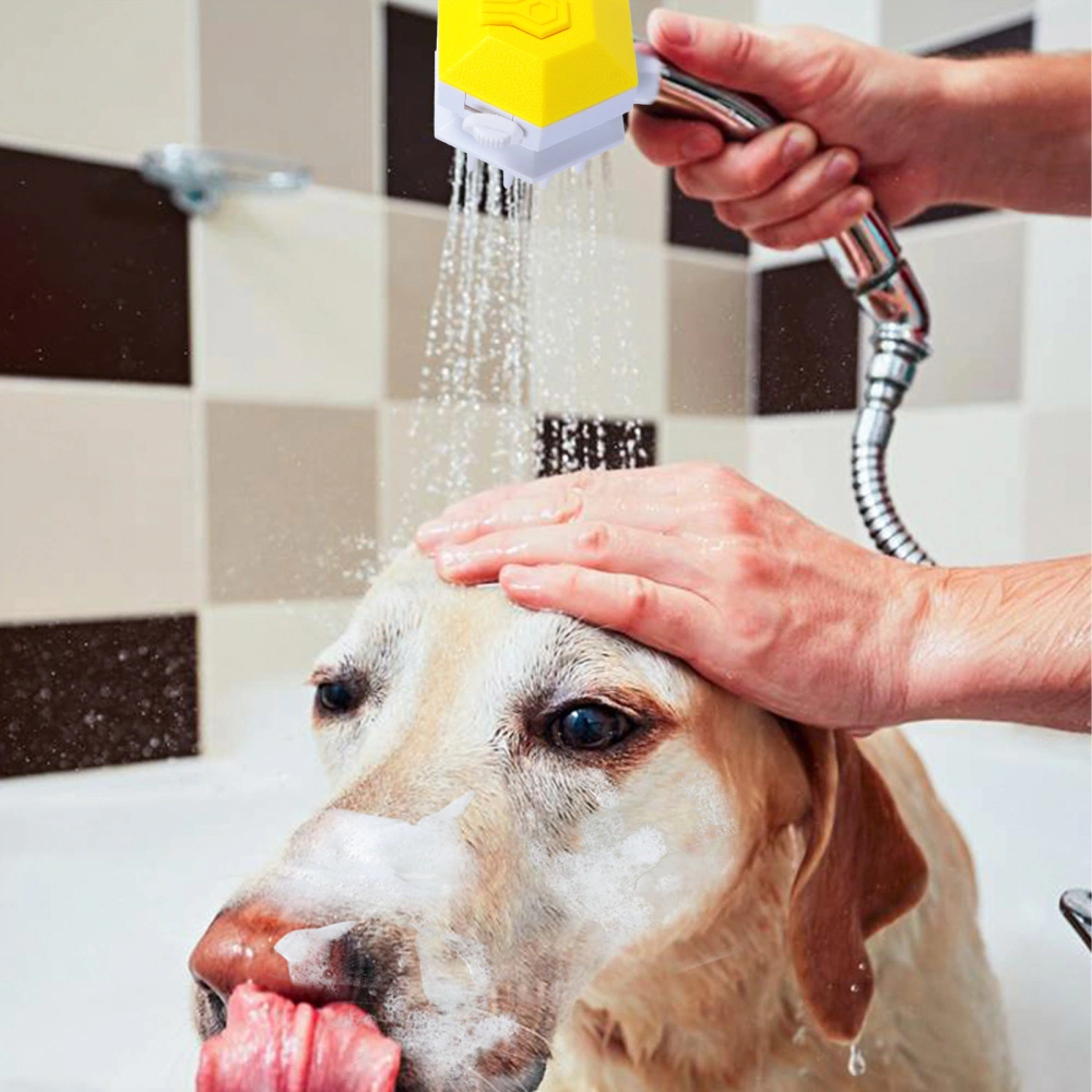 Durable Pet Shower Sprayer Dog Bath Nozzle Massager Comb Brushes Pet Accessory