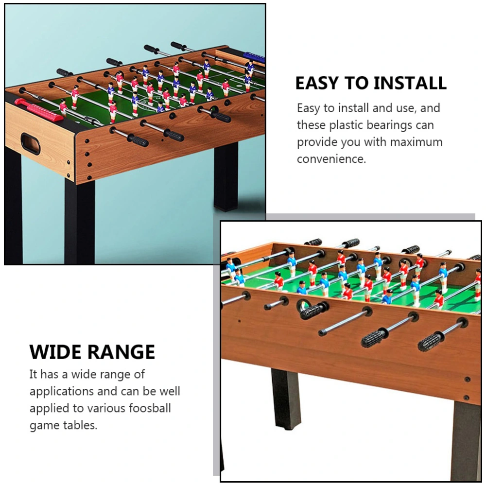 6Pcs Professional Foosball Replacements Plastic Foosball Bearings Thickened Foosball Bushings