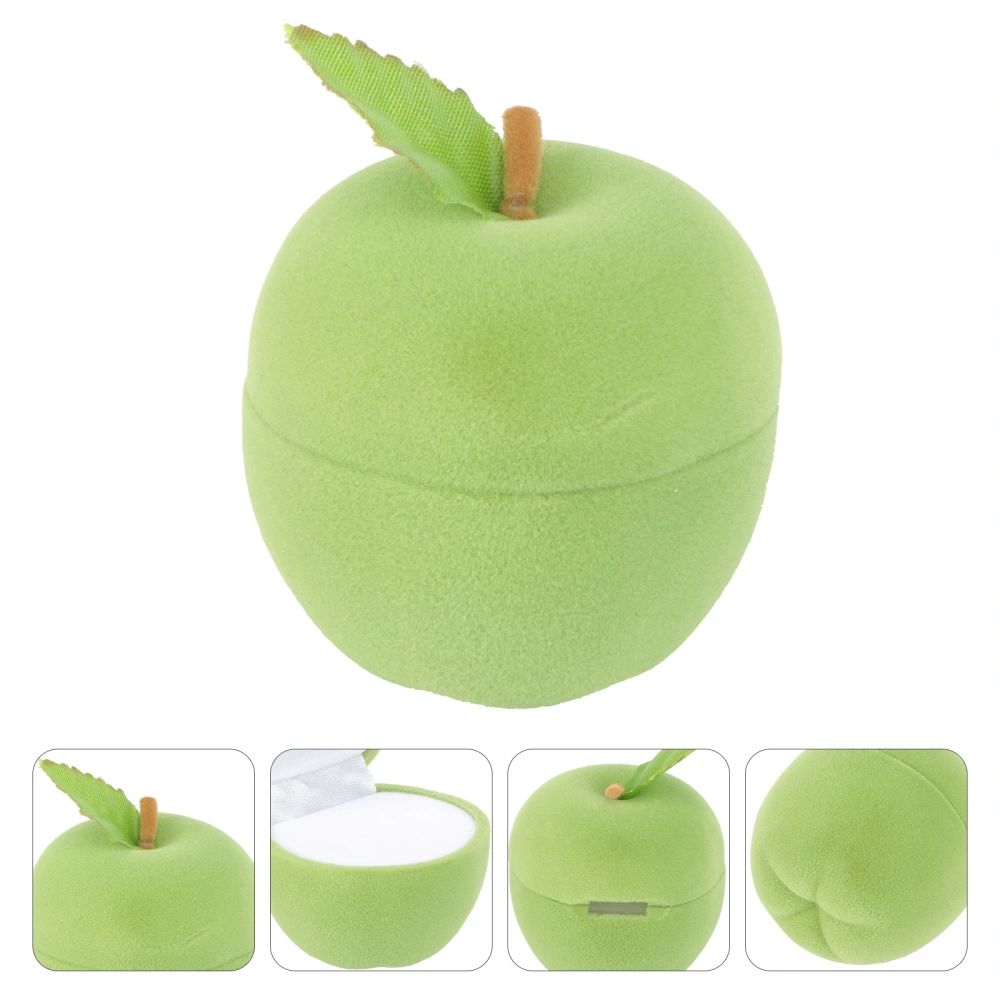 1Pc Christmas Apple Shape Box Proposal Jewelry Storage Container Christmas Gifts