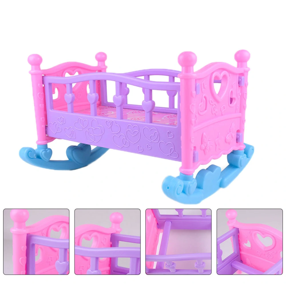 1pc Children Simulation Furniture Toy Mini Sleeping Swinging Bed Intellectual Toy