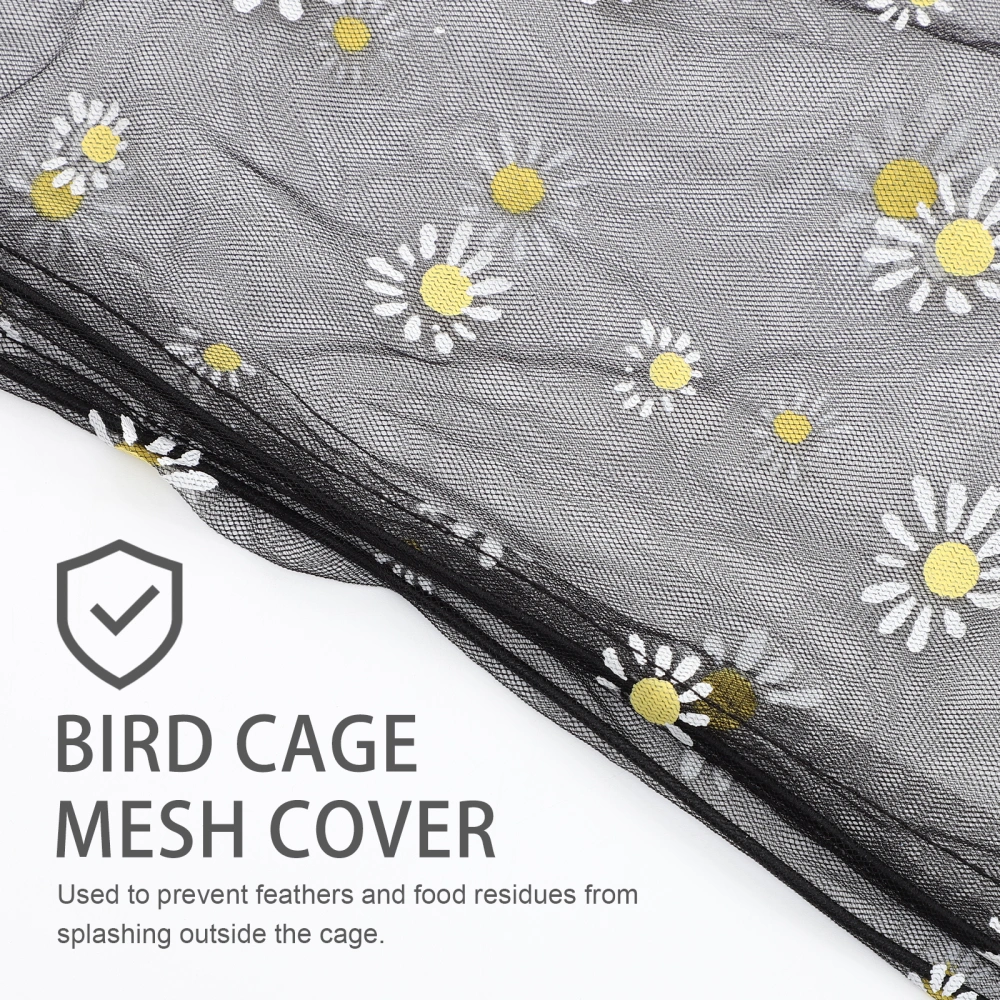 Bird Cage Cover Mesh Parrot Cage Cover Protective Bird Cage Cover Bird Cage Protector