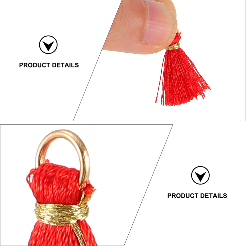 50pcs Keychain Tassel DIY Tassels Pendants Tassel Charms Accessories for DIY Projects