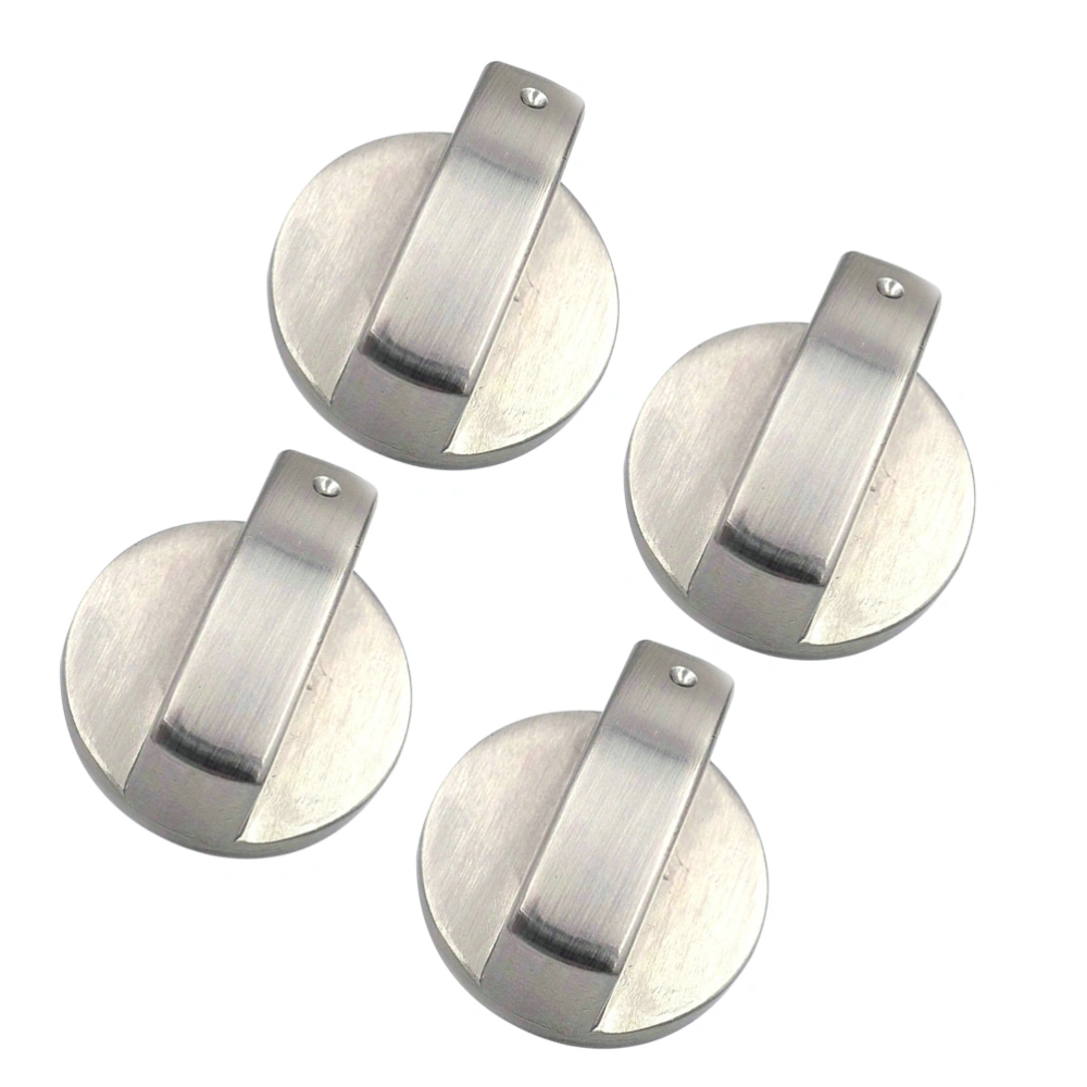 4pcs Practical Stove Ignition Switch Button Gas Stove Switch Knob Metal On-Off Knob