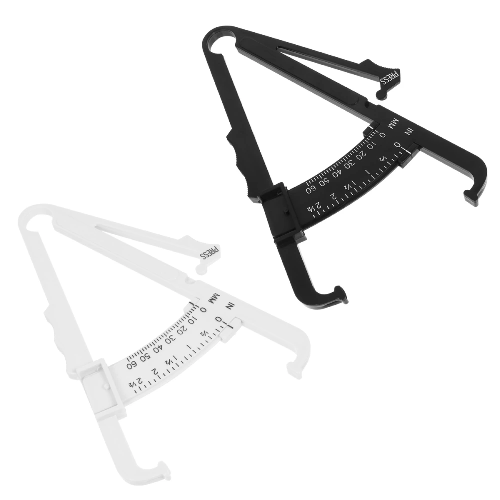 2PCS Health Measuring Tools Body Fat Caliper Accurately Fat Measuring Device