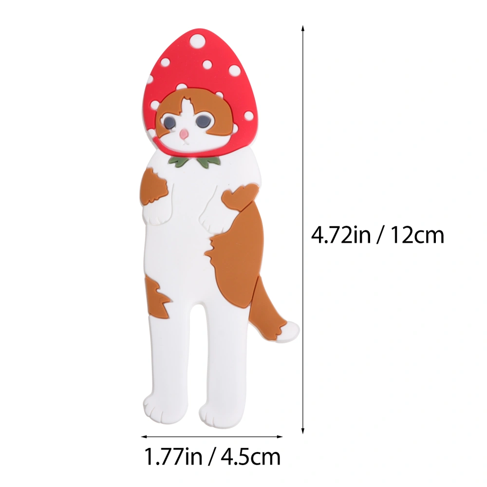 Cat Magnetic Hook Hanging Hooks Punch-free Hooks Cartoon Refrigerator Sticker