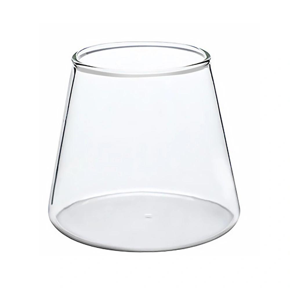 Heat-resistant Juice Cup Transparent Glass Water Cups Portable Milk Cups