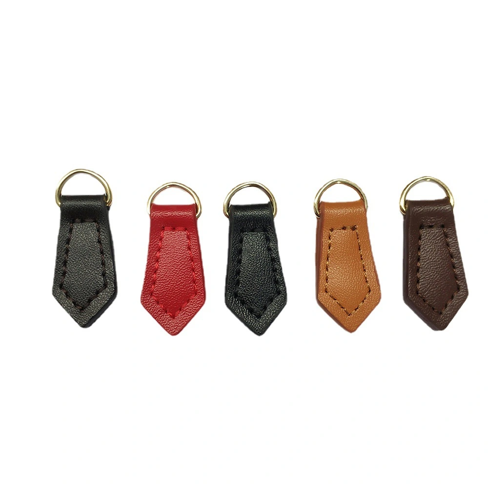 5Pcs Zipper Pulls Replacement Leather Zipper Heads Detachable Zipper Tabs Repairing Zipper Puller Tabs