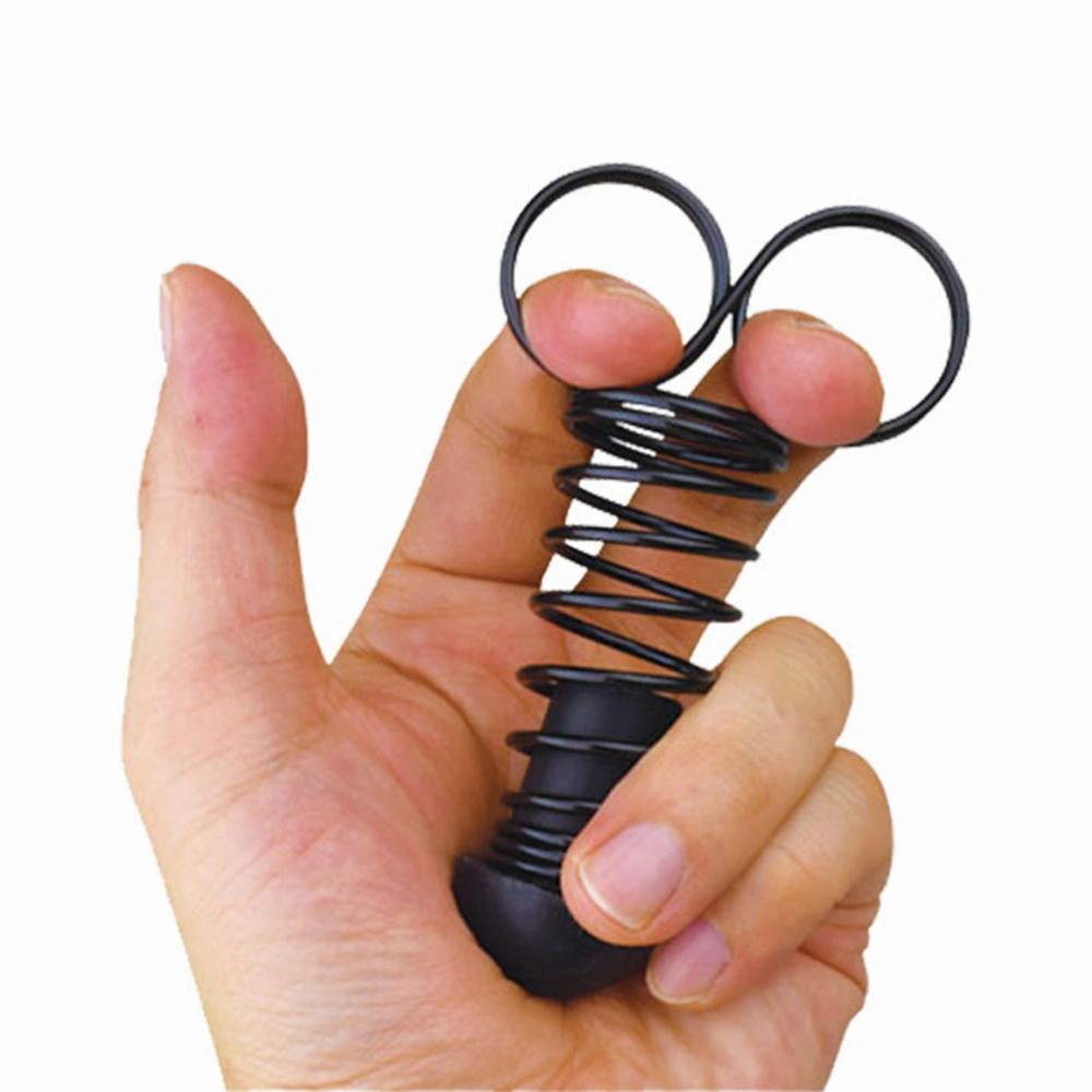 2pcs Metal Grip Steel Grippers Finger Endurance Trainer Heavy Strength Exercise Training Tools for Fitness (Black)