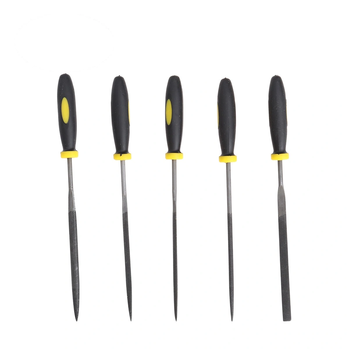5 in 1 Wood File Set 140x3mm Comfortable Hand Grip Handles Mini Wood Rasp File Tools