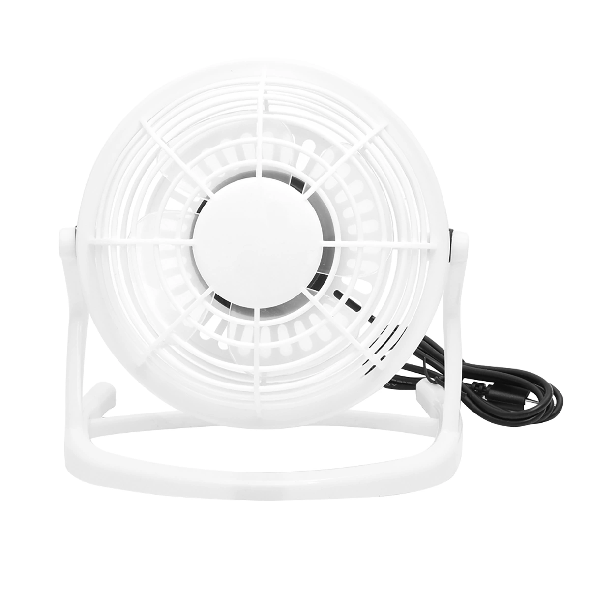 Ultra-silent Small Desk Fan Small Table Personal Portable Mini Fan Usb Powered Mini Fan (White)
