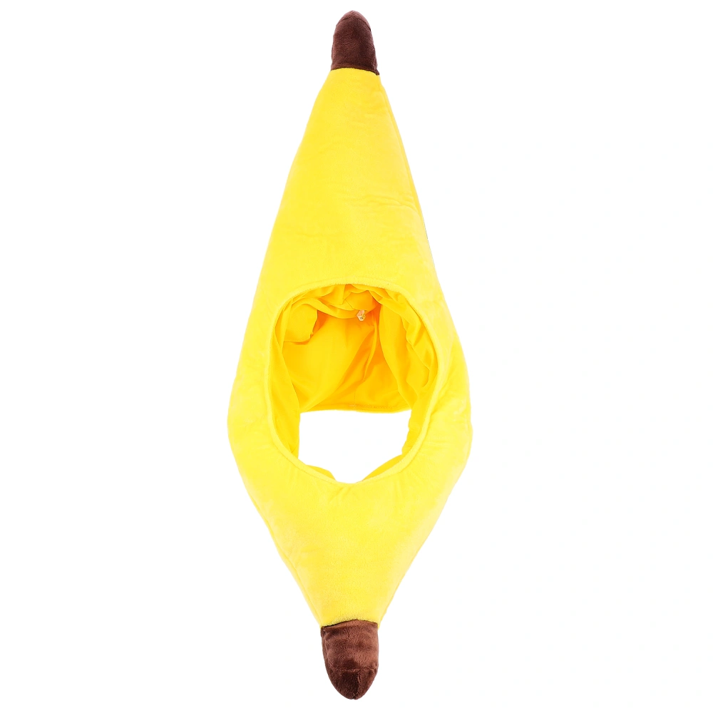 Adorable Banana Shape Hat Novelty Party Decorative Hat Performance Costume Hat