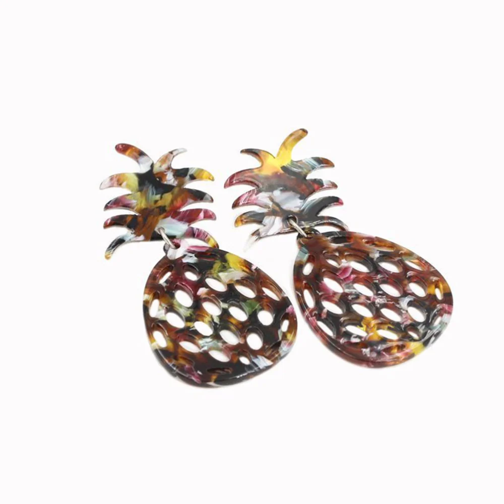 Hollow-out Pineapple Eardrop Fashion Girls Earring Creative Pineapple Ear Jewelry Elegant Women Ear Ornament