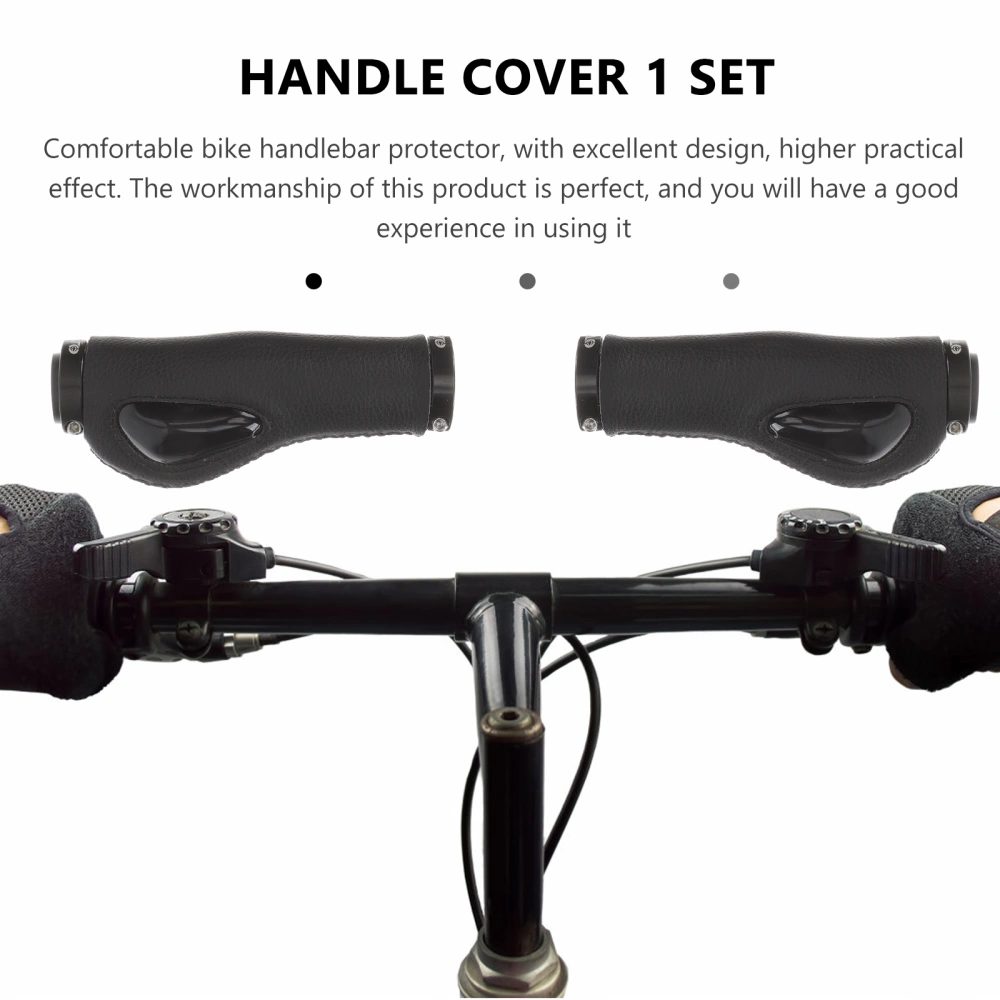 1 Set Nonslip Handlebar Grips Bike Handle Protective Sleeves Anti-slip Bike Handlebar