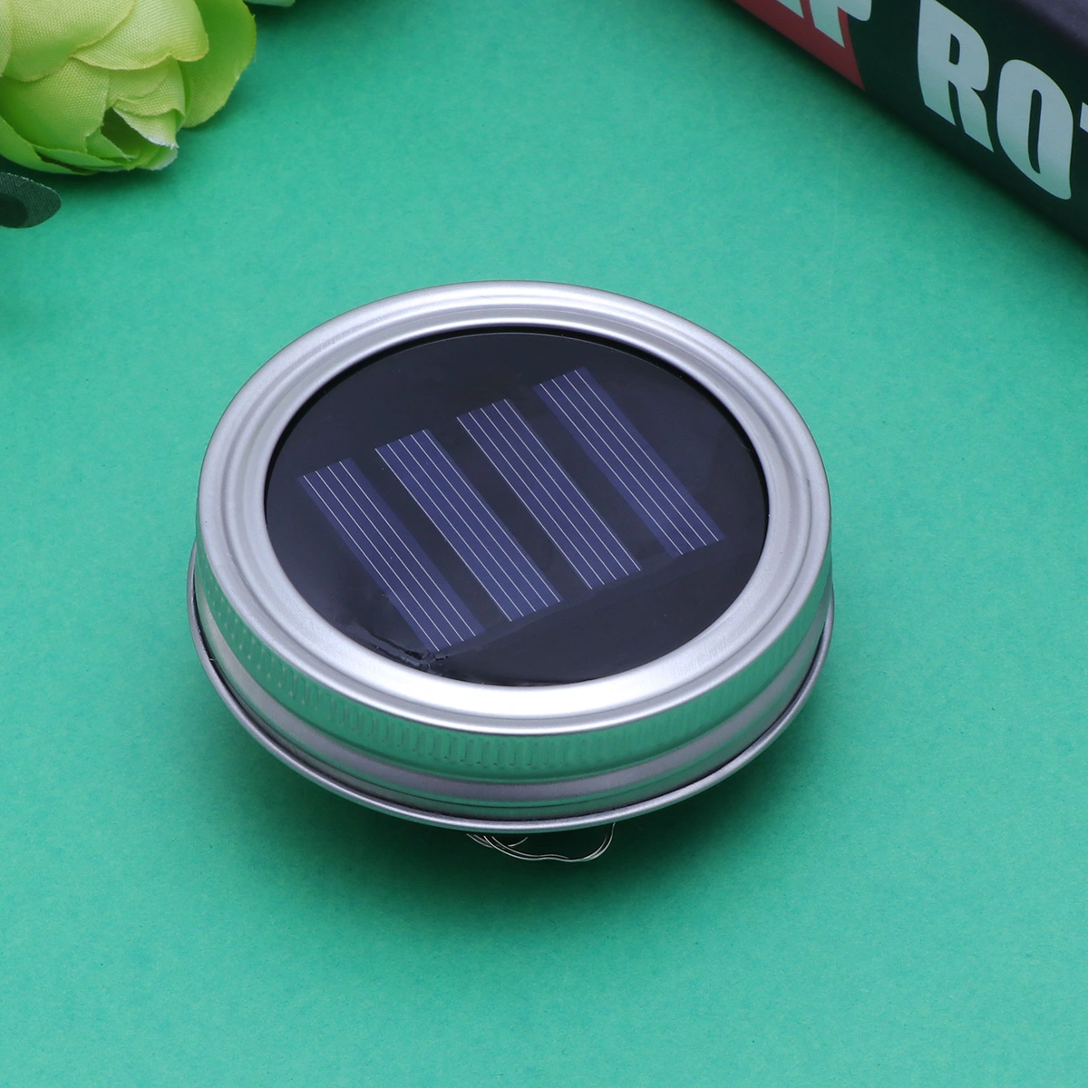 1pc Light Strip Solar Power LED Garden Light String Decoration Use Lights Cover Lights (Cold White, 10 LED/Light Cover)