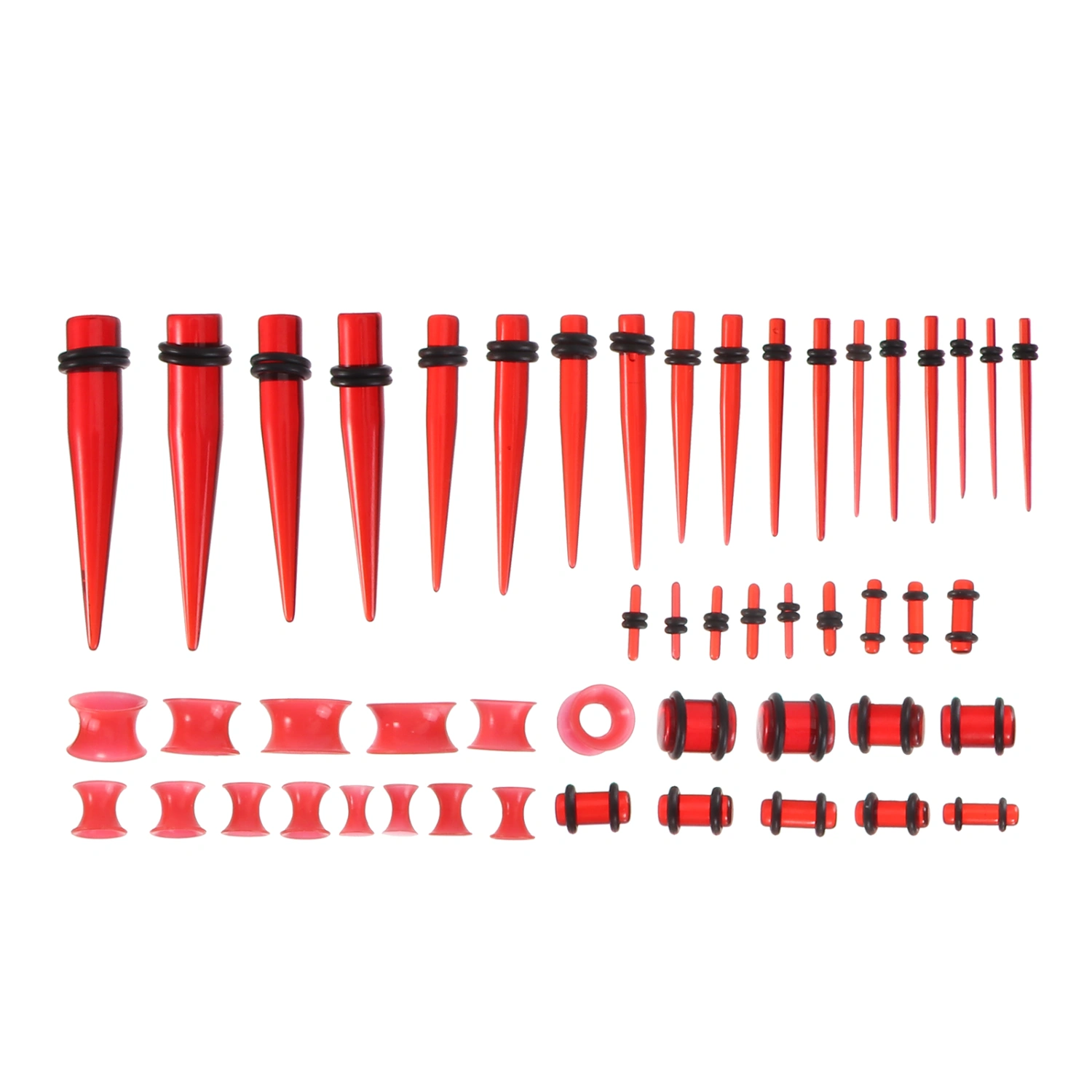 50Pcs Auricle Puncture Decors Acrylic Ear Piercing Studs Piercing Jewelry