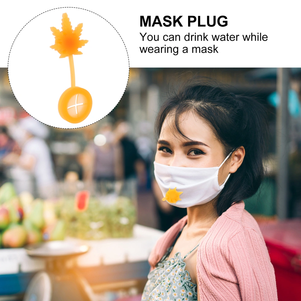 6pcs Mask Plug Mask Drinking Plug Mask Wearing Accessories Convenient Mask Plug