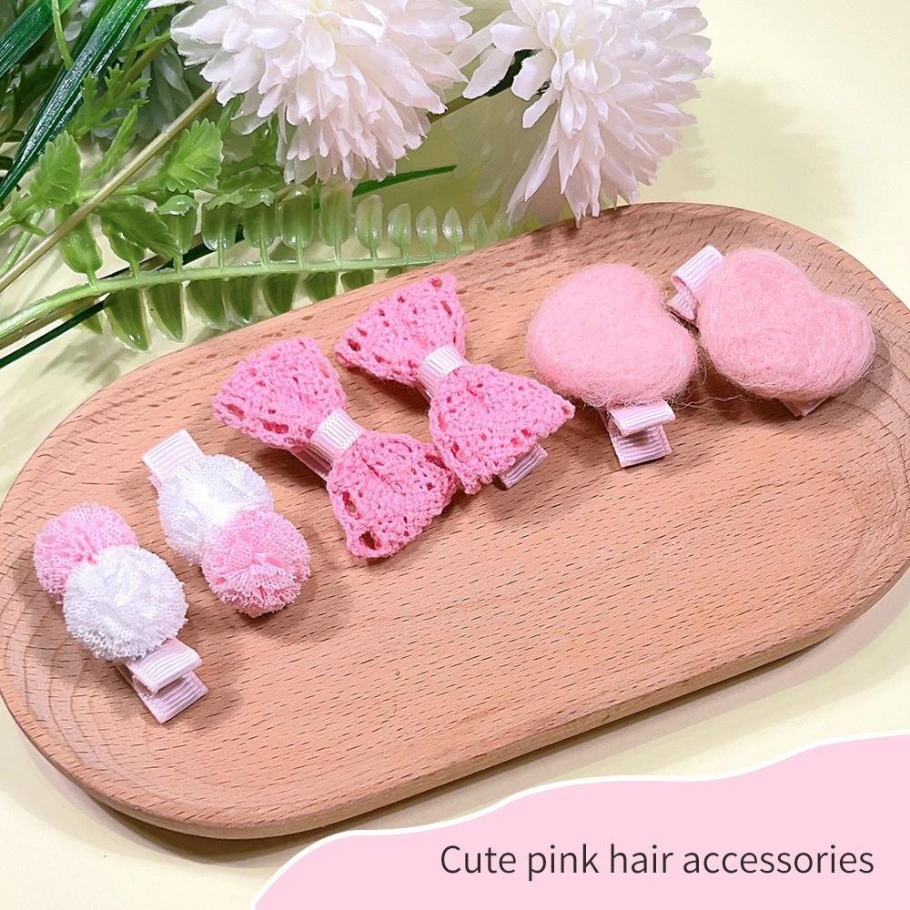 3 Pairs Hair Clips Women Bow Hair Pin Heart Hair Barrette Cute Hair Accessories for Party