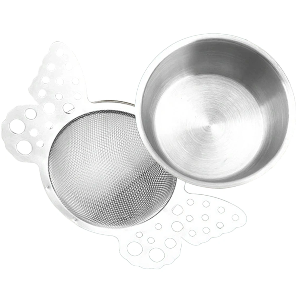 Tea Infuser Stainless Steel Tea Strainer Sitting in Mugs Tea Infuser for Loose Tea Tea Strainer with Handles