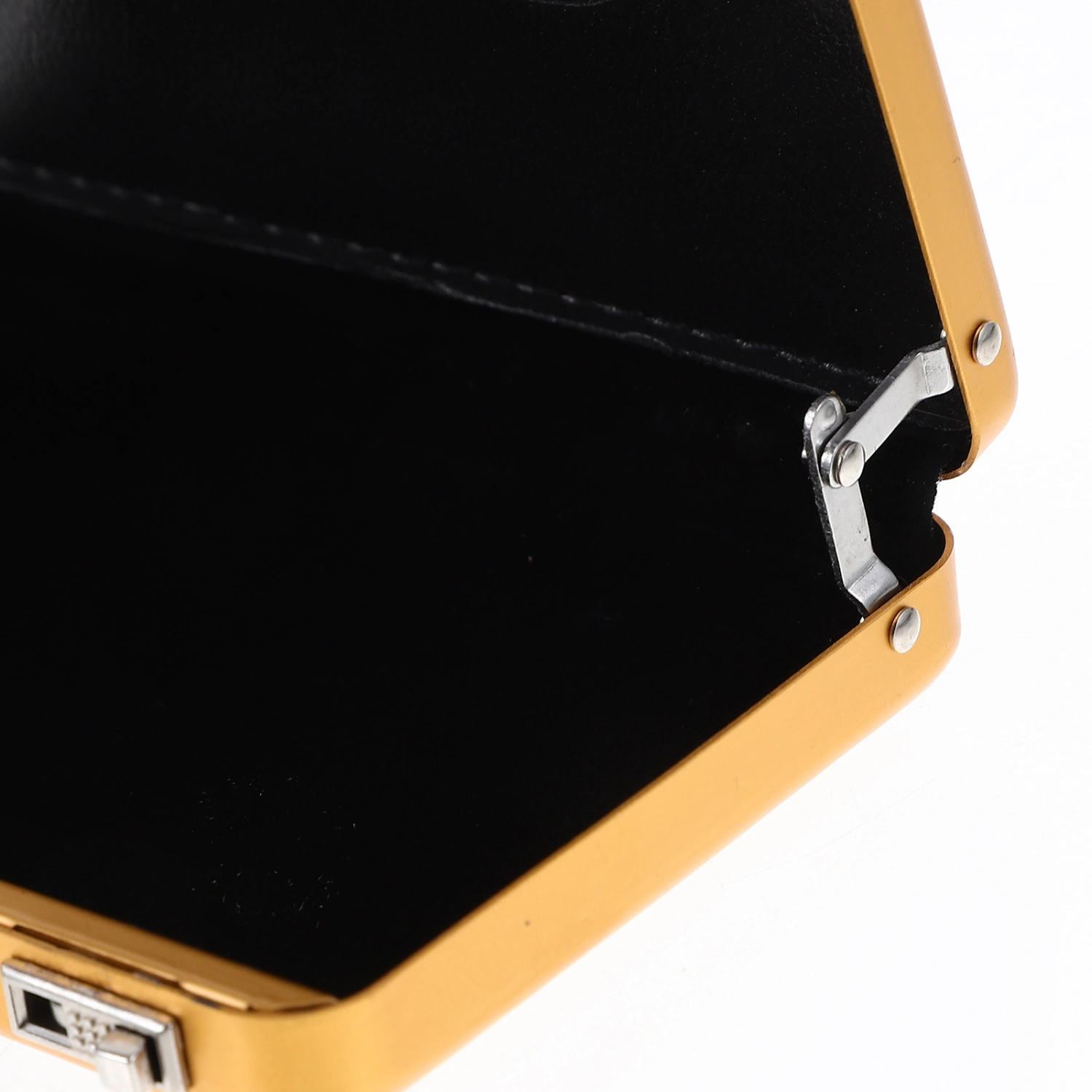 Mini Briefcase Metal Card Case Index Card Container Flash Card Organizer Business Holder Case