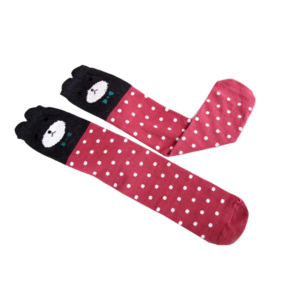 Cartoon Baby Knee High Cotton Socks Comfortable Breathable Toddler Stockings (9#)