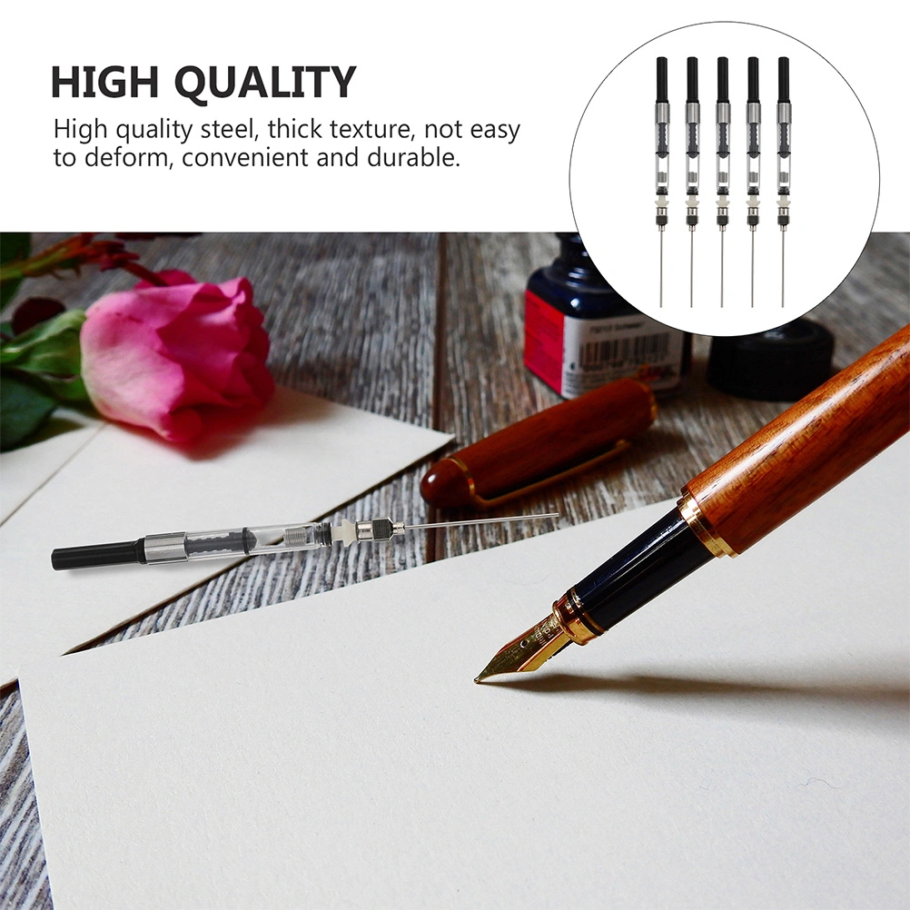8Pcs Useful Ink Device Fountain Pen Ink Fill Assistant School Student Supplies