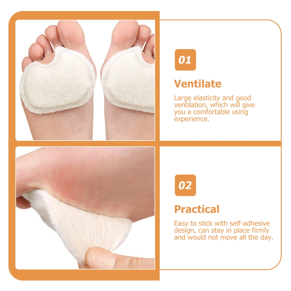 1 Pair of Felt Foot Pads Comfortable Foot Cushions Professional Metatarsal Pads