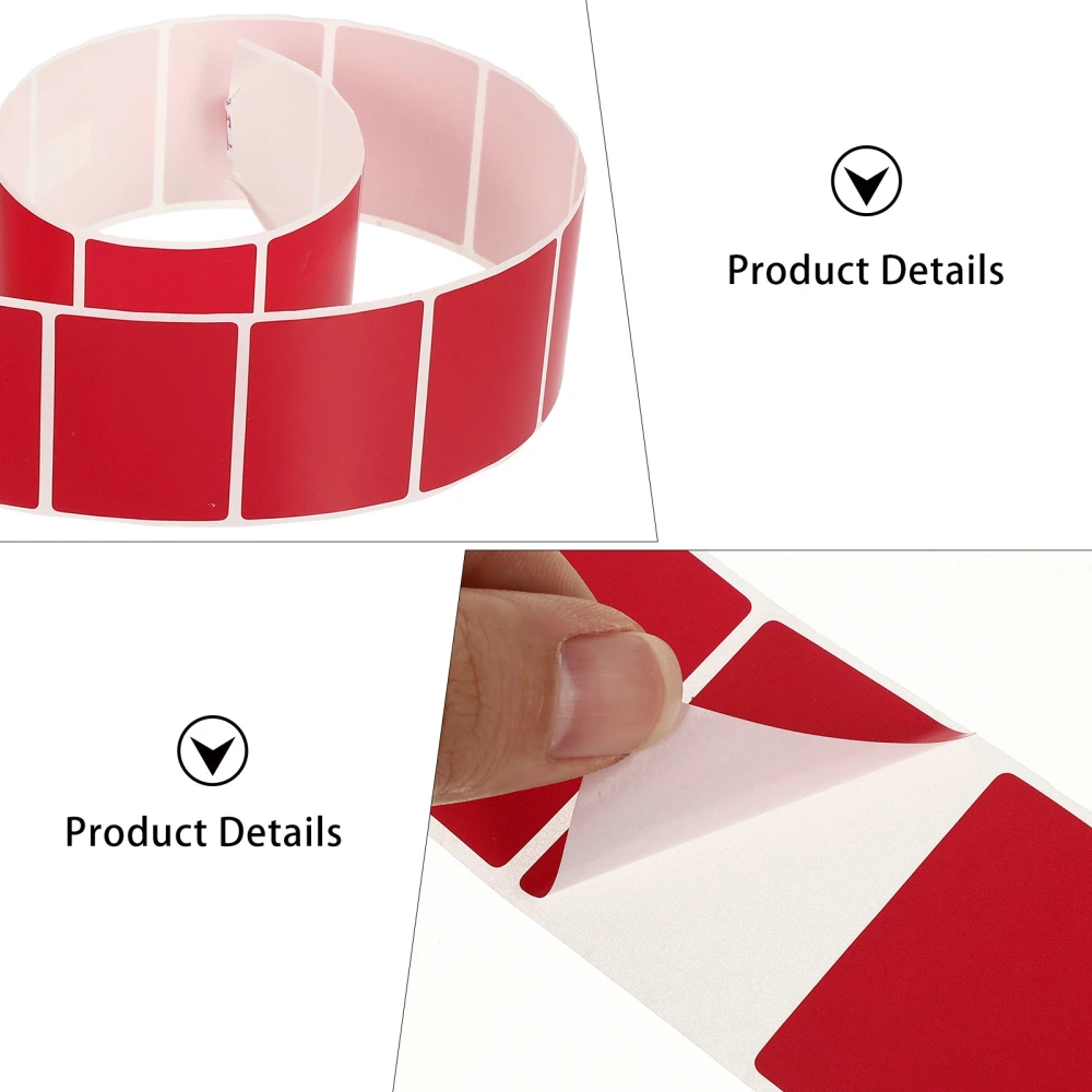 Blank Thermal Transfer Labels Printer Paper Shipping Adhesive Stickers (Red)