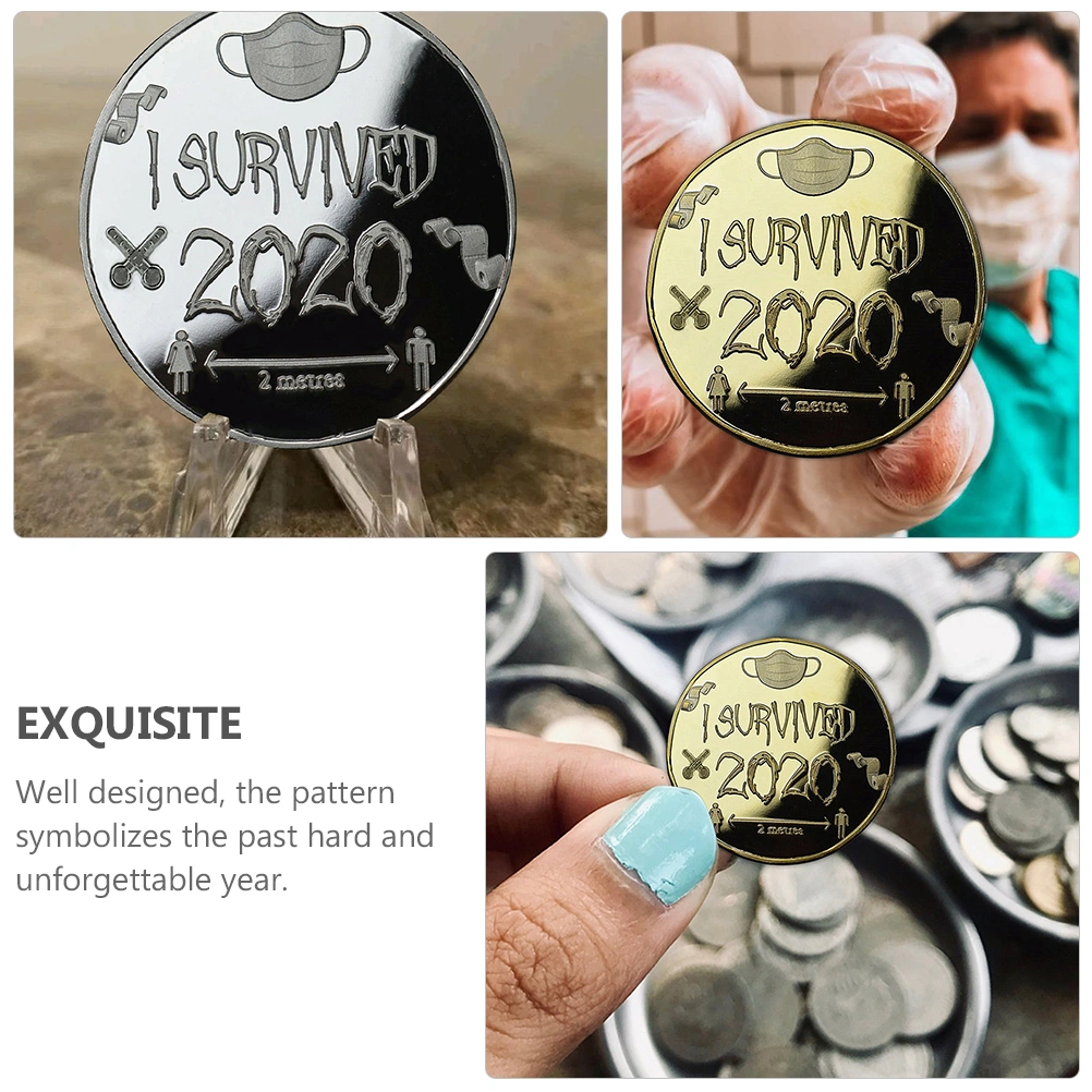 2Pcs Good Fortune Souvenir Coins Survivor Commemorative Coins Mother's Day Gift