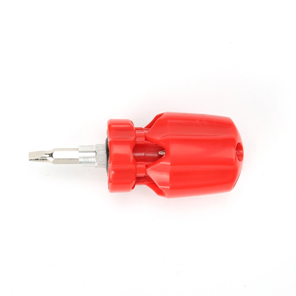 6 In 1 Multi-function Screwdriver Mini Hand Repair Tools for Home (Red)