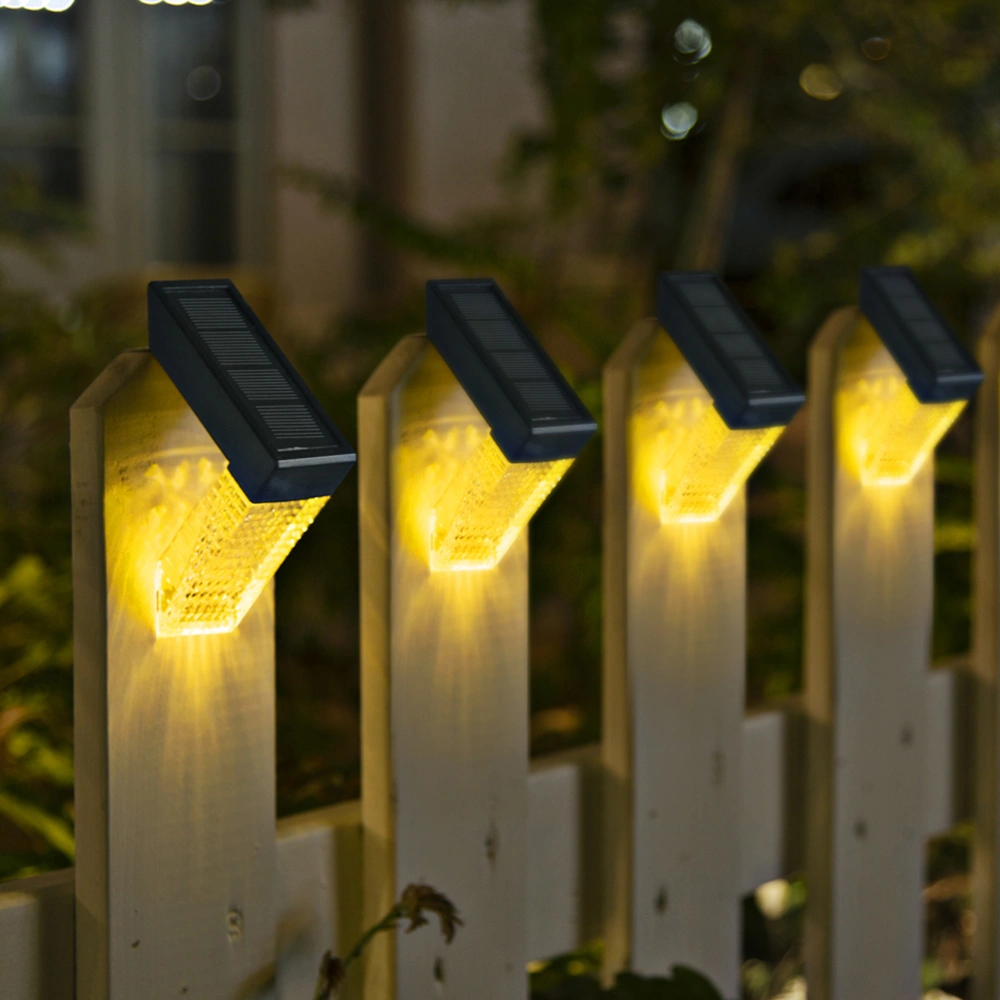 Solar Step Light Waterproof Solar Lamp Outdoor Solar Fence Light for Stairs