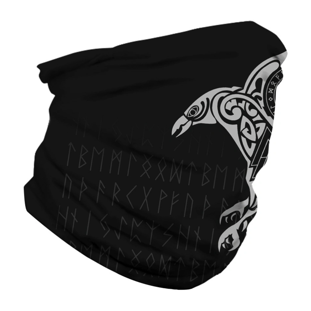 Outdoor Headwear Cycling Headscarf Elastic Dustproof Scarf 3D Printed Indian Style Neck Face Mask for Man Woman (BXHA045)