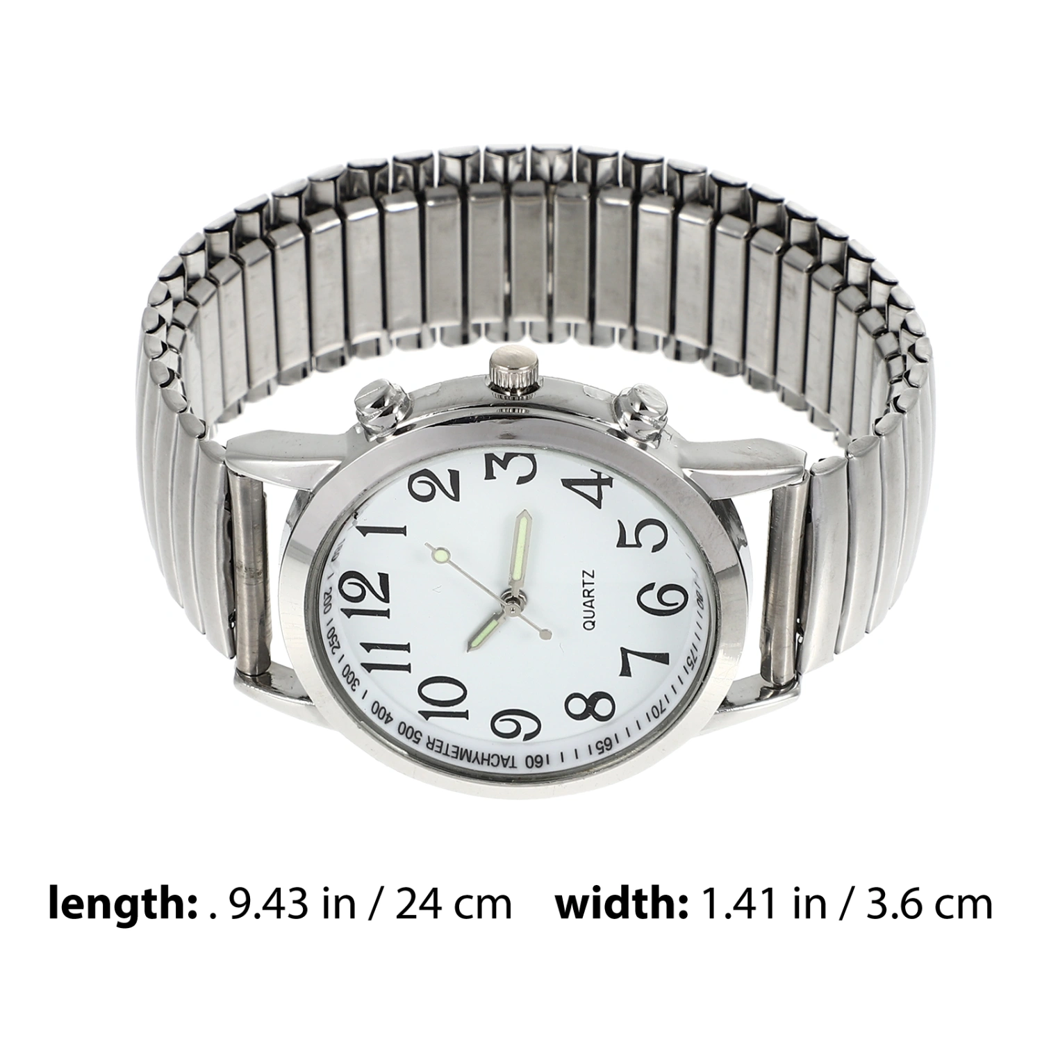 1 Pc Quartz Watches Stylish Wristwatches Big Number Watch Luminous Watches