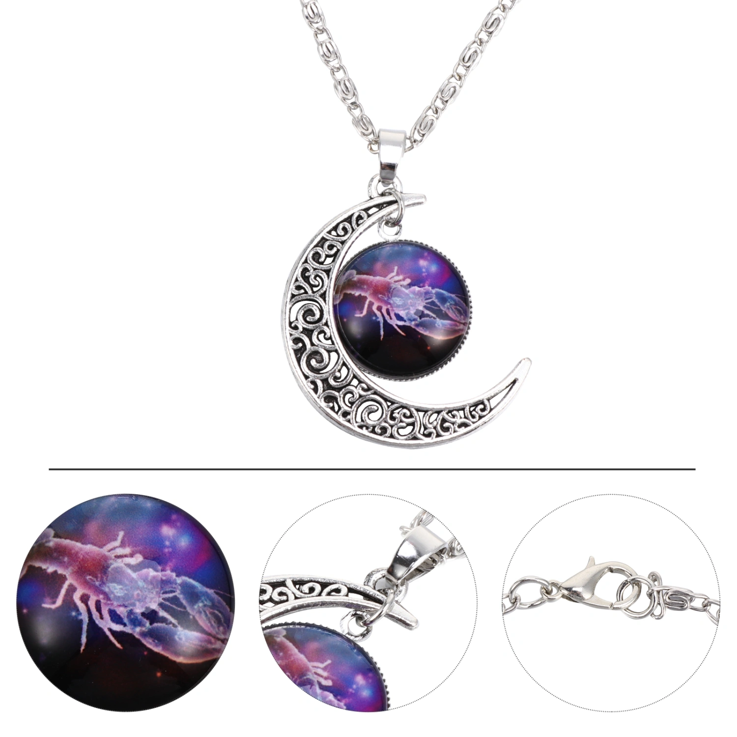 Girl Constellations Necklace Female Neck Accessory Stylish Girls Necklace