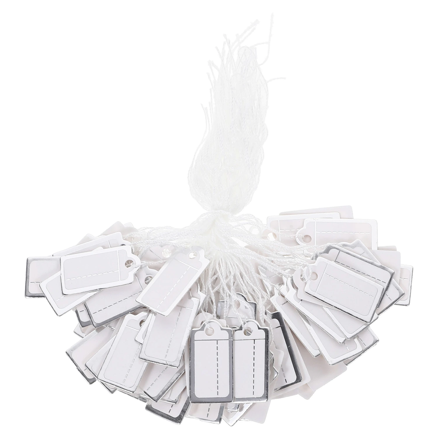200Pcs Price Tags for Jewelry Hanging Jewelry Price Label Tags Attached Display Clothing Price Tags