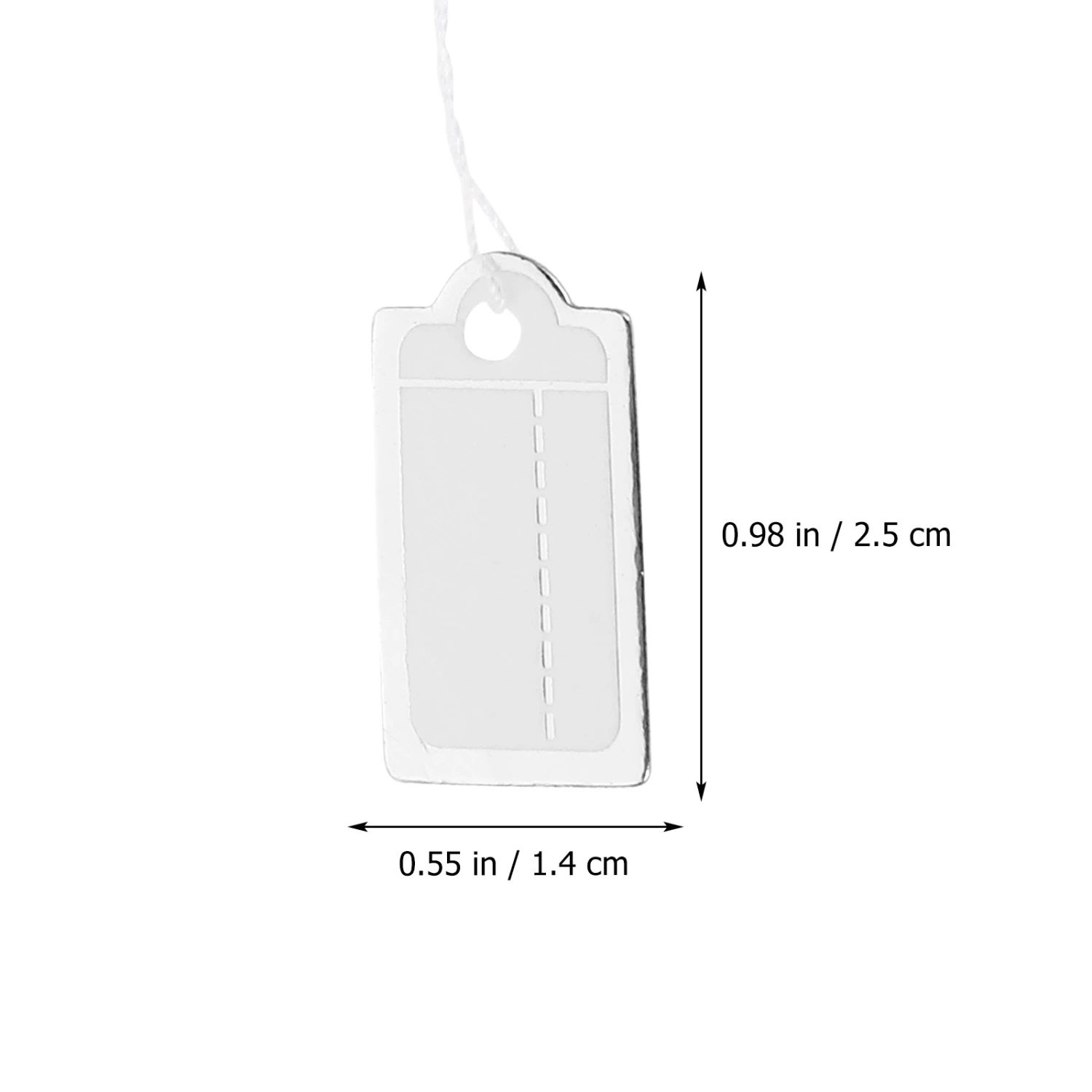 200Pcs Price Tags for Jewelry Hanging Jewelry Price Label Tags Attached Display Clothing Price Tags