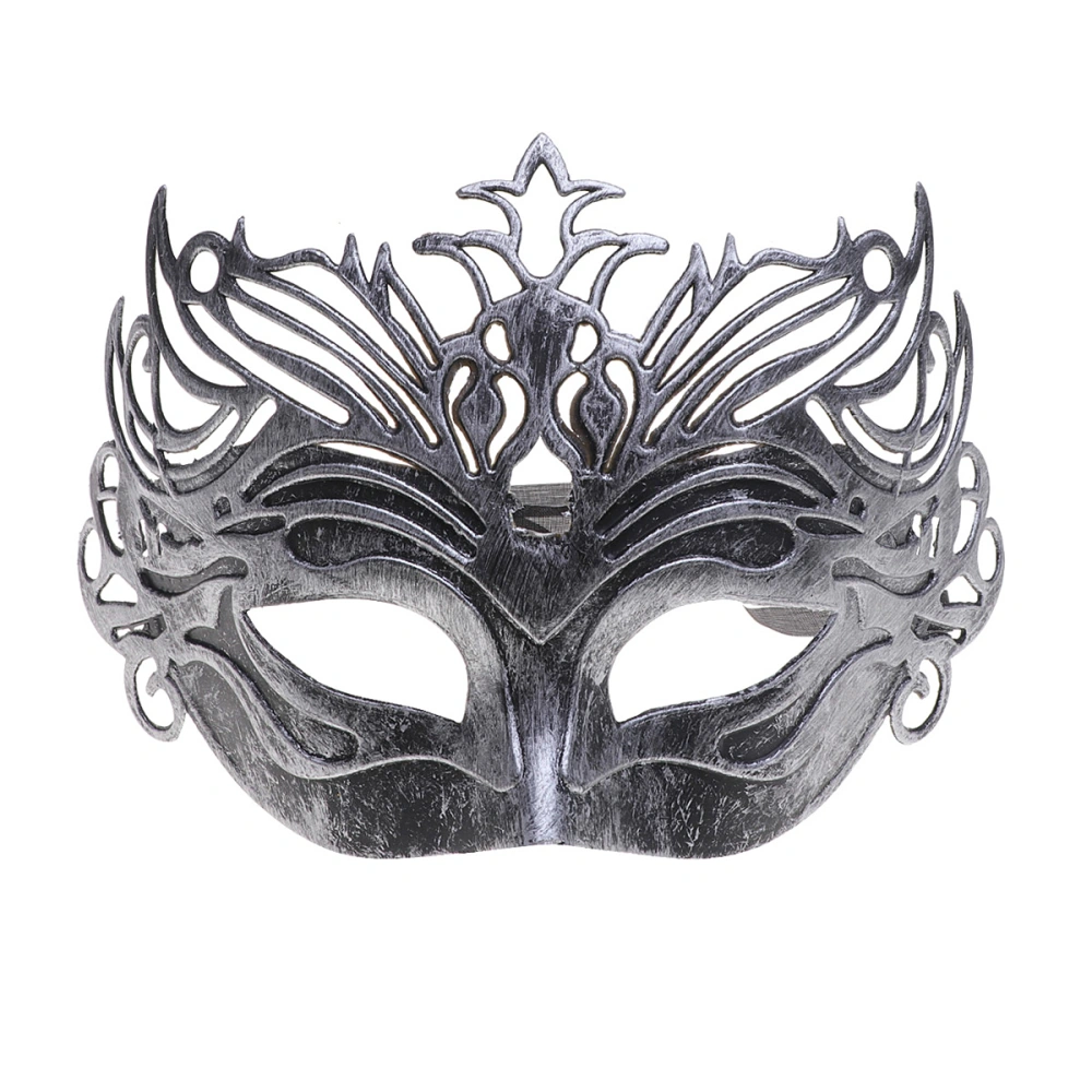 Halloween Masks Party Decoration Imitation Antique Plastic Crown Masculine Masks Golden Retro Masquerade Mask Half Face Decoration for Ball Party