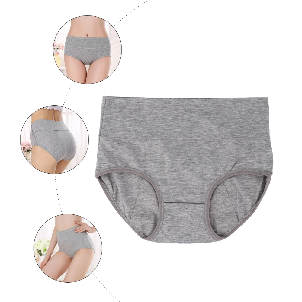 1PC Women Underpants Pure Cotton Underwear Medium High Waist Underpants