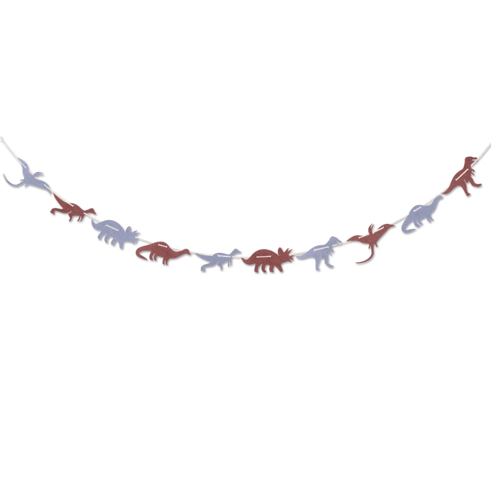 3M Dinosaur Bunting Banners Decorative Nonwovens Hanging Garland Decoration Children Birthday Party Supplies